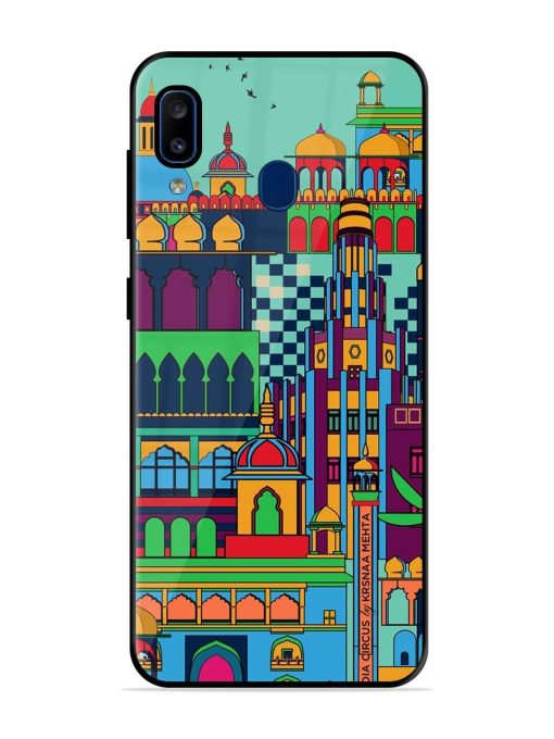 Indian Tapestry Glossy Soft Edge Case for Samsung Galaxy A20