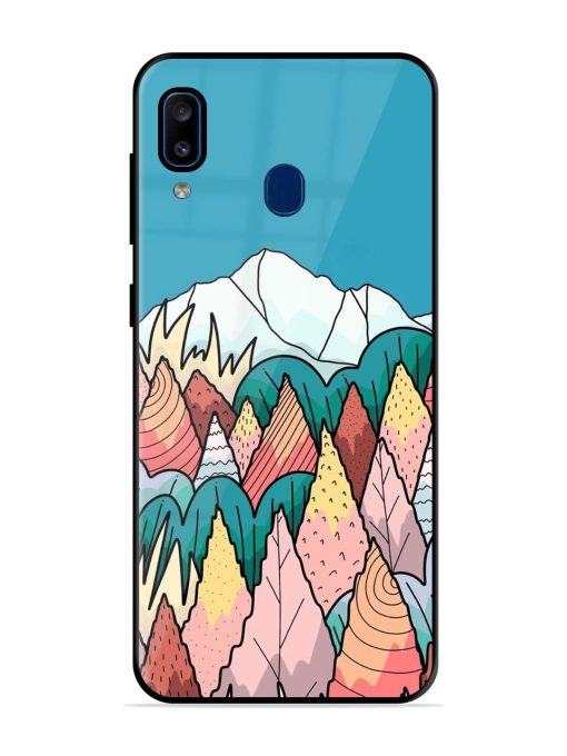 Mountain Dreamscape Glossy Soft Edge Case for Samsung Galaxy A20 Chachhi