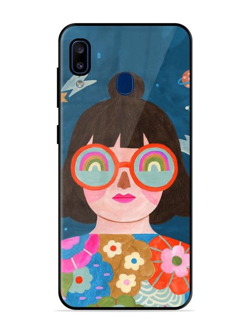 Dreamscape Vision Glossy Soft Edge Case for Samsung Galaxy A20 Chachhi