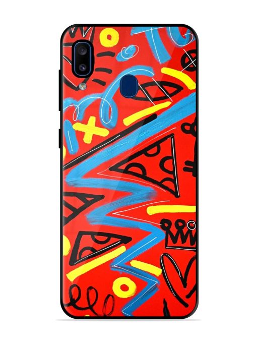 Groovy Garden Glossy Soft Edge Case for Samsung Galaxy A20 Chachhi