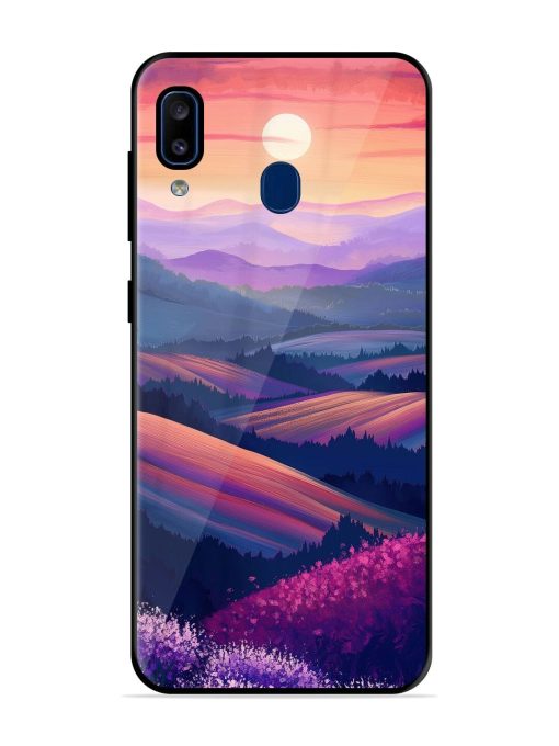 Twilight'S Embrace Glossy Soft Edge Case for Samsung Galaxy A20 Chachhi