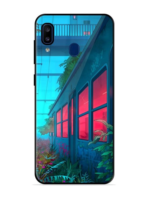 Urban Jungle Glossy Soft Edge Case for Samsung Galaxy A20 Chachhi