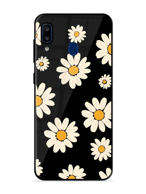 Daisies In The Night Glossy Soft Edge Case for Samsung Galaxy A20 Chachhi