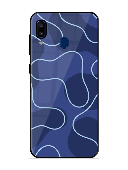 Midnight Maze Glossy Soft Edge Case for Samsung Galaxy A20 Chachhi