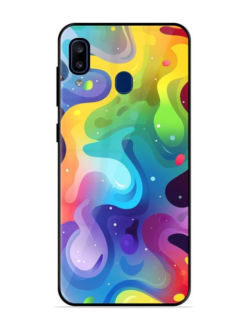 Rainbow River Glossy Soft Edge Case for Samsung Galaxy A20 Chachhi