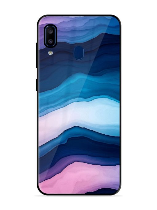 Oceanic Layers Glossy Soft Edge Case for Samsung Galaxy A20