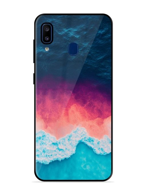 Where The Ocean Meets The Sky Glossy Soft Edge Case for Samsung Galaxy A20 Chachhi