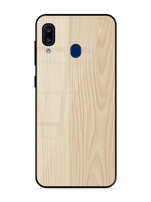 Textured Timber Glossy Soft Edge Case for Samsung Galaxy A20 Chachhi