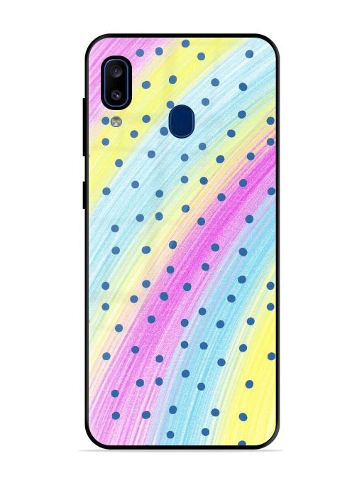 Polka Dot Paradise Glossy Soft Edge Case for Samsung Galaxy A20 Chachhi