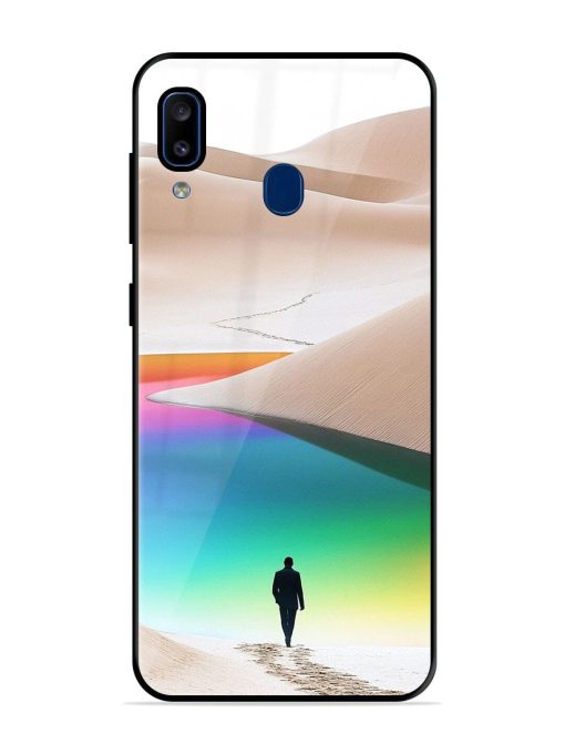 Desert Dreams Glossy Soft Edge Case for Samsung Galaxy A20 Chachhi