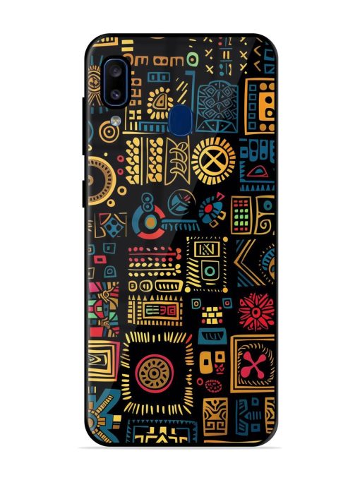 Tribal Tapestry Glossy Soft Edge Case for Samsung Galaxy A20 Chachhi