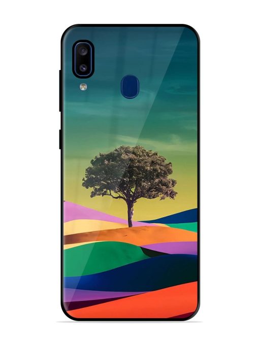 Rainbow'S Lone Sentinel Glossy Soft Edge Case for Samsung Galaxy A20 Chachhi