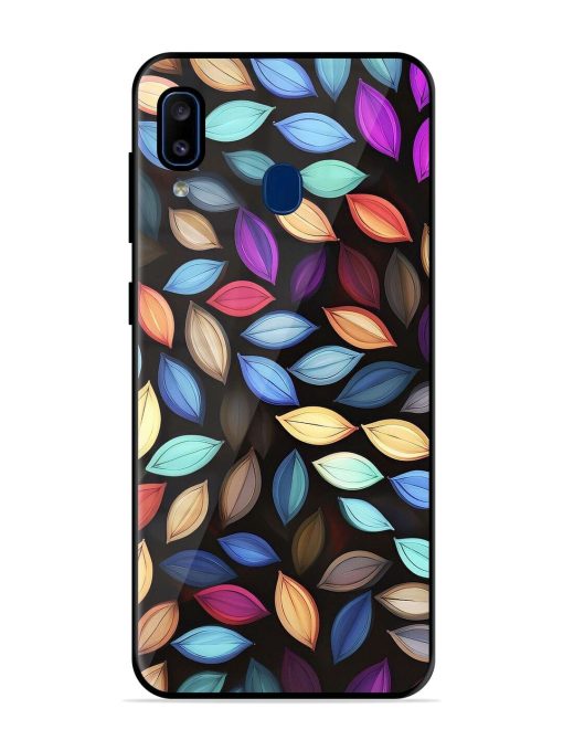 Colorful Kaleidoscope Glossy Soft Edge Case for Samsung Galaxy A20 Chachhi