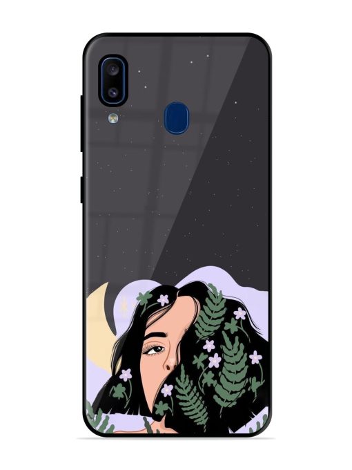 Lunar Lullaby Glossy Soft Edge Case for Samsung Galaxy A20