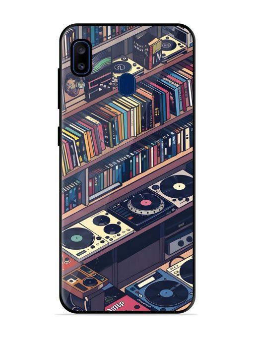 Music Lover'S Haven Glossy Soft Edge Case for Samsung Galaxy A20 Chachhi