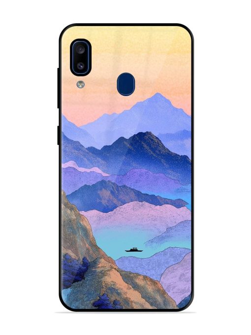 Mountain Mist Glossy Soft Edge Case for Samsung Galaxy A20 Chachhi