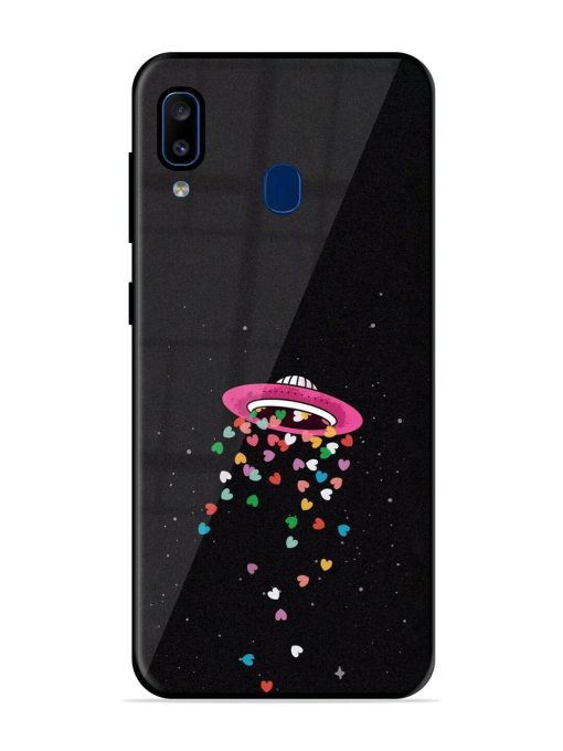 Love From Above Glossy Soft Edge Case for Samsung Galaxy A20 Chachhi