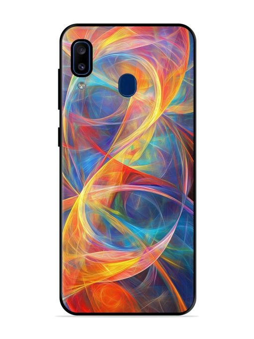 Cosmic Currents Glossy Soft Edge Case for Samsung Galaxy A20 Chachhi