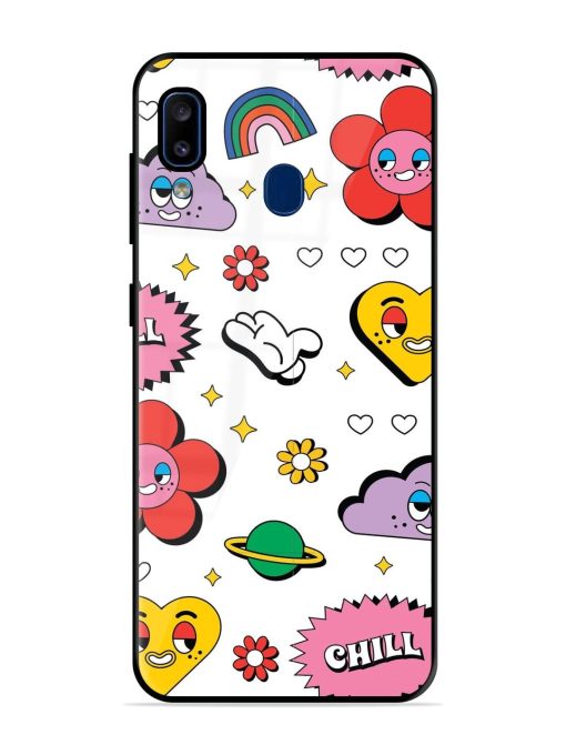 Whimsical Wonderland Glossy Soft Edge Case for Samsung Galaxy A20 Chachhi