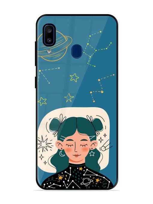 Cosmic Daydreamer Glossy Soft Edge Case for Samsung Galaxy A20 Chachhi