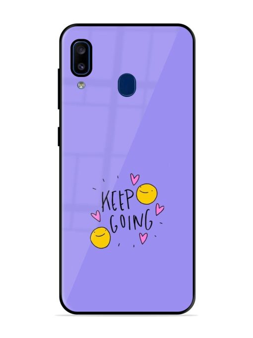 Smiling Through It All Glossy Soft Edge Case for Samsung Galaxy A20 Chachhi