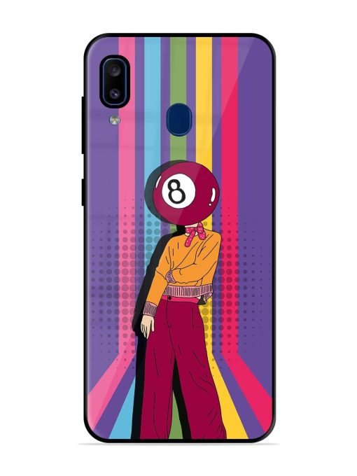 Eight Ball Fashionista Glossy Soft Edge Case for Samsung Galaxy A20 Chachhi