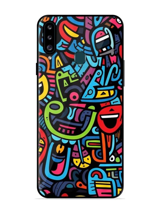 Doodlephoria Glossy Soft Edge Case for Samsung Galaxy A20S Chachhi