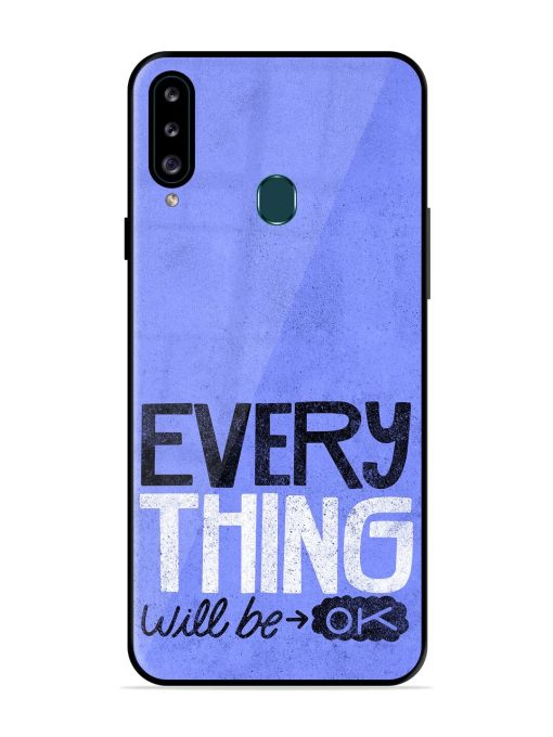 Hopeful Hues Glossy Soft Edge Case for Samsung Galaxy A20S Chachhi