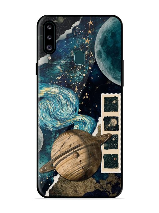 Celestial Tapestry Glossy Soft Edge Case for Samsung Galaxy A20S Chachhi