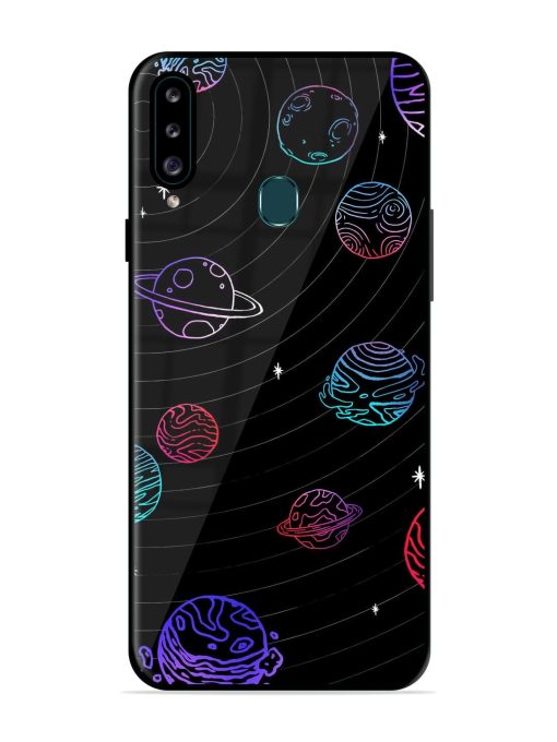 Cosmic Ballet Glossy Soft Edge Case for Samsung Galaxy A20S Chachhi