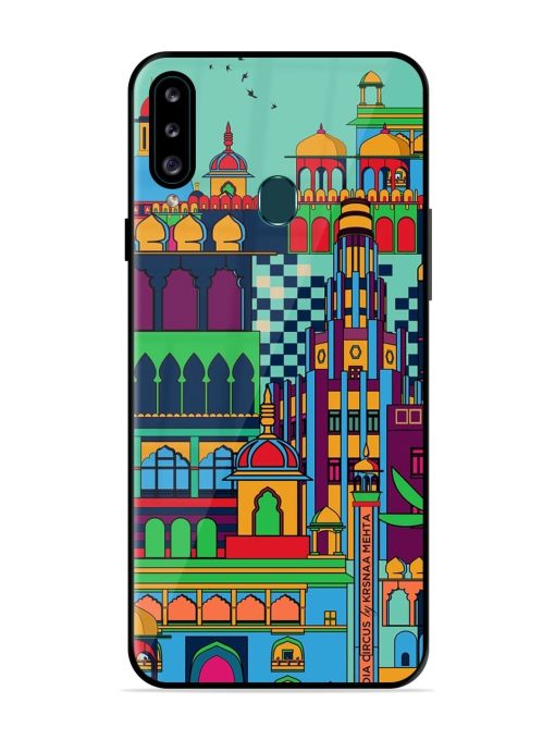 Indian Tapestry Glossy Soft Edge Case for Samsung Galaxy A20S Chachhi