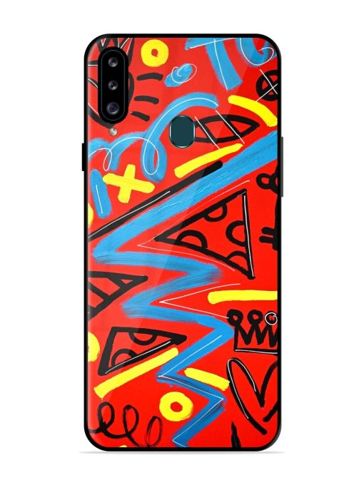 Groovy Garden Glossy Soft Edge Case for Samsung Galaxy A20S Chachhi