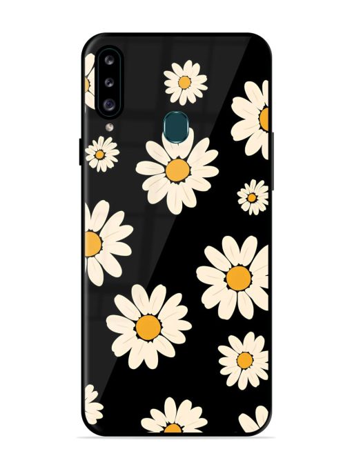 Daisies In The Night Glossy Soft Edge Case for Samsung Galaxy A20S