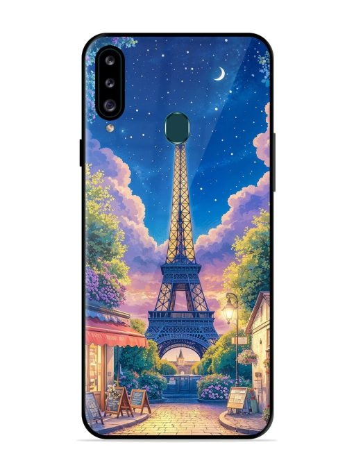 Twilight In Paris Glossy Soft Edge Case for Samsung Galaxy A20S Chachhi