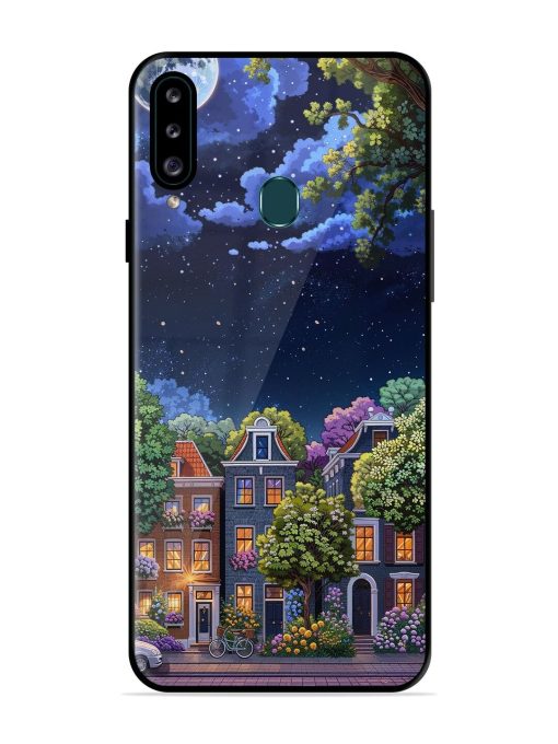 Moonlit Streets Glossy Soft Edge Case for Samsung Galaxy A20S Chachhi