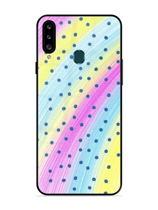 Polka Dot Paradise Glossy Soft Edge Case for Samsung Galaxy A20S Chachhi