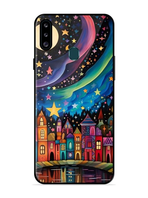 Starlit Village Glossy Soft Edge Case for Samsung Galaxy A20S Chachhi