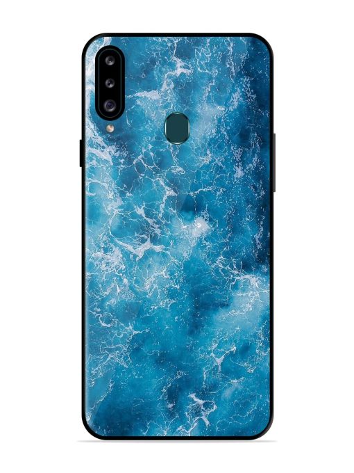 Oceanic Abyss Glossy Soft Edge Case for Samsung Galaxy A20S Chachhi