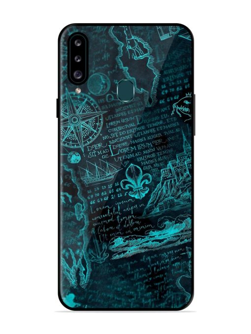 Nautical Notebook Glossy Soft Edge Case for Samsung Galaxy A20S Chachhi