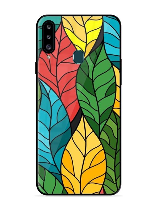 Foliage Fiesta Glossy Soft Edge Case for Samsung Galaxy A20S Chachhi