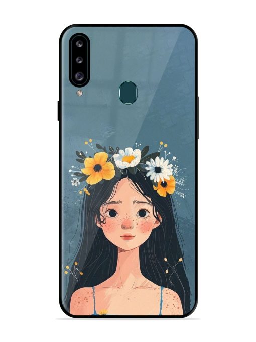 Gurl Art Glossy Soft Edge Case for Samsung Galaxy A20S Chachhi