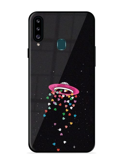 Love From Above Glossy Soft Edge Case for Samsung Galaxy A20S Chachhi