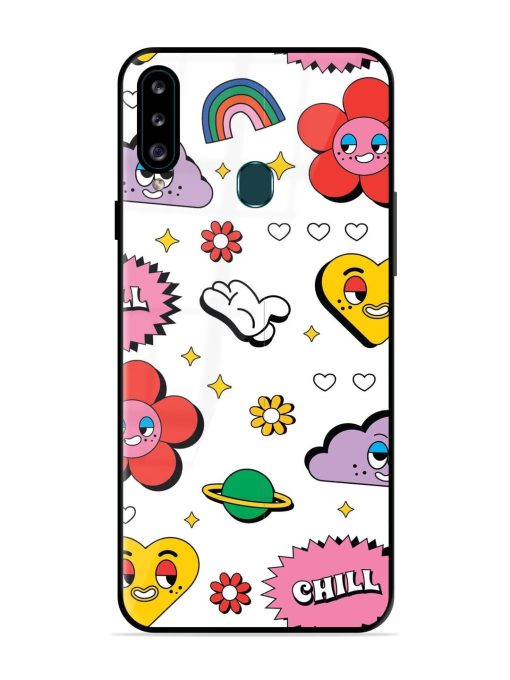 Whimsical Wonderland Glossy Soft Edge Case for Samsung Galaxy A20S Chachhi