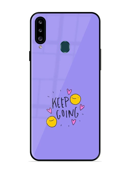 Smiling Through It All Glossy Soft Edge Case for Samsung Galaxy A20S