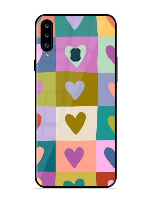 Box Of Hearts Glossy Soft Edge Case for Samsung Galaxy A20S Chachhi