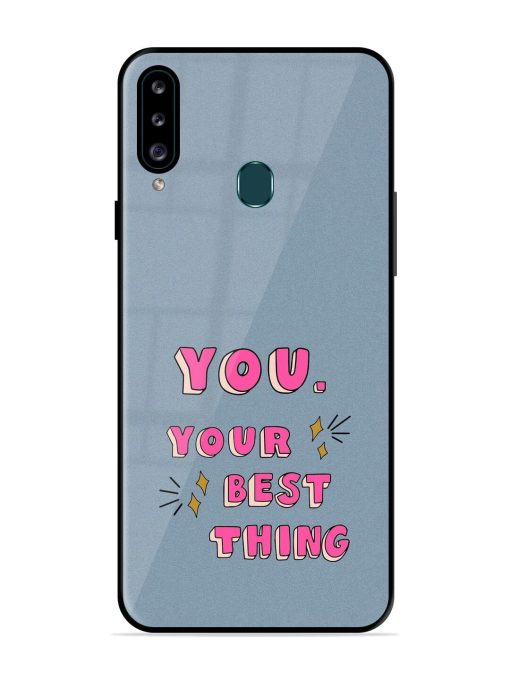 Self-Love Sparkles Glossy Soft Edge Case for Samsung Galaxy A20S Chachhi