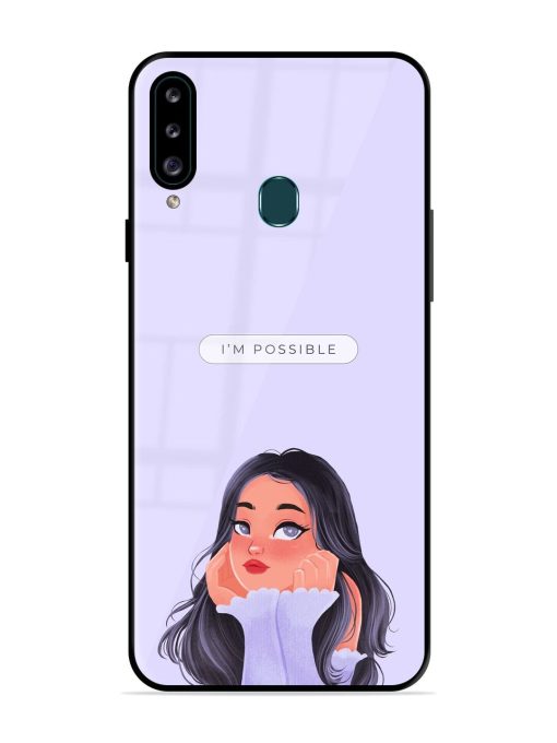 Im Possible Glossy Soft Edge Case for Samsung Galaxy A20S Chachhi