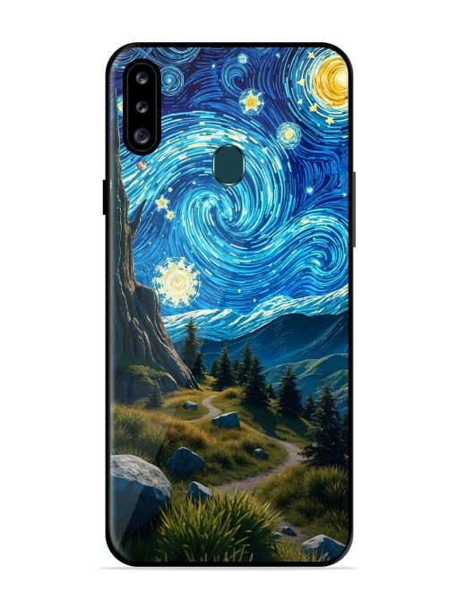 Starry Night In The Shire Glossy Soft Edge Case for Samsung Galaxy A20S Chachhi