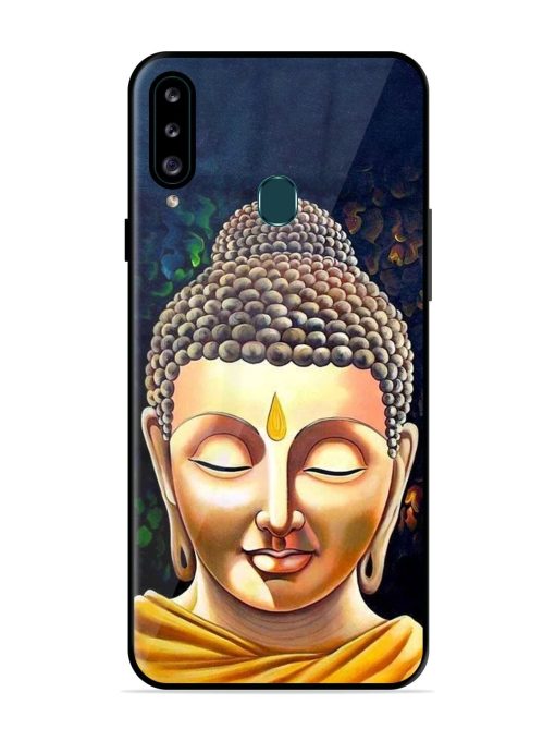 Buddha Face Glossy Soft Edge Case for Samsung Galaxy A20S Chachhi