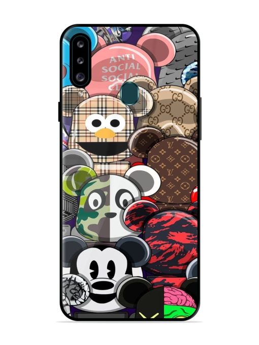 Streetwear Bearbrick Extravaganza Glossy Soft Edge Case for Samsung Galaxy A20S